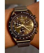 20mm Braided Stainless Mesh Band For Omega Moonswatch No Time To Die 007 - $119.00