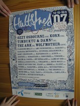 Ozzy Osbourne Korn Timbuktu Damn Wolfmother Hultsshed Poster 2007 - £140.95 GBP