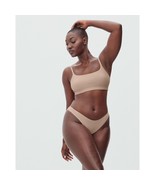 Everlane Womens The Invisible Thong Panties Underwear Light Tan M - £8.40 GBP