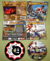 SERIOUS SAM First &amp; Second Encounter 1 &amp; 2 PC CD-ROM - £4.66 GBP