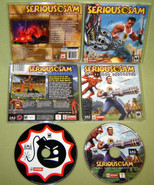 SERIOUS SAM First &amp; Second Encounter 1 &amp; 2 PC CD-ROM - $5.95
