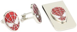 Marvel Comics Spider-Man Money Clip and Cuff Link Box Set - $19.79