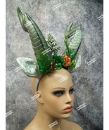 Jumbo Minotaur Horns Green Creature Pan Goat Fantasy Mythical Woodland F... - $658.76 MXN