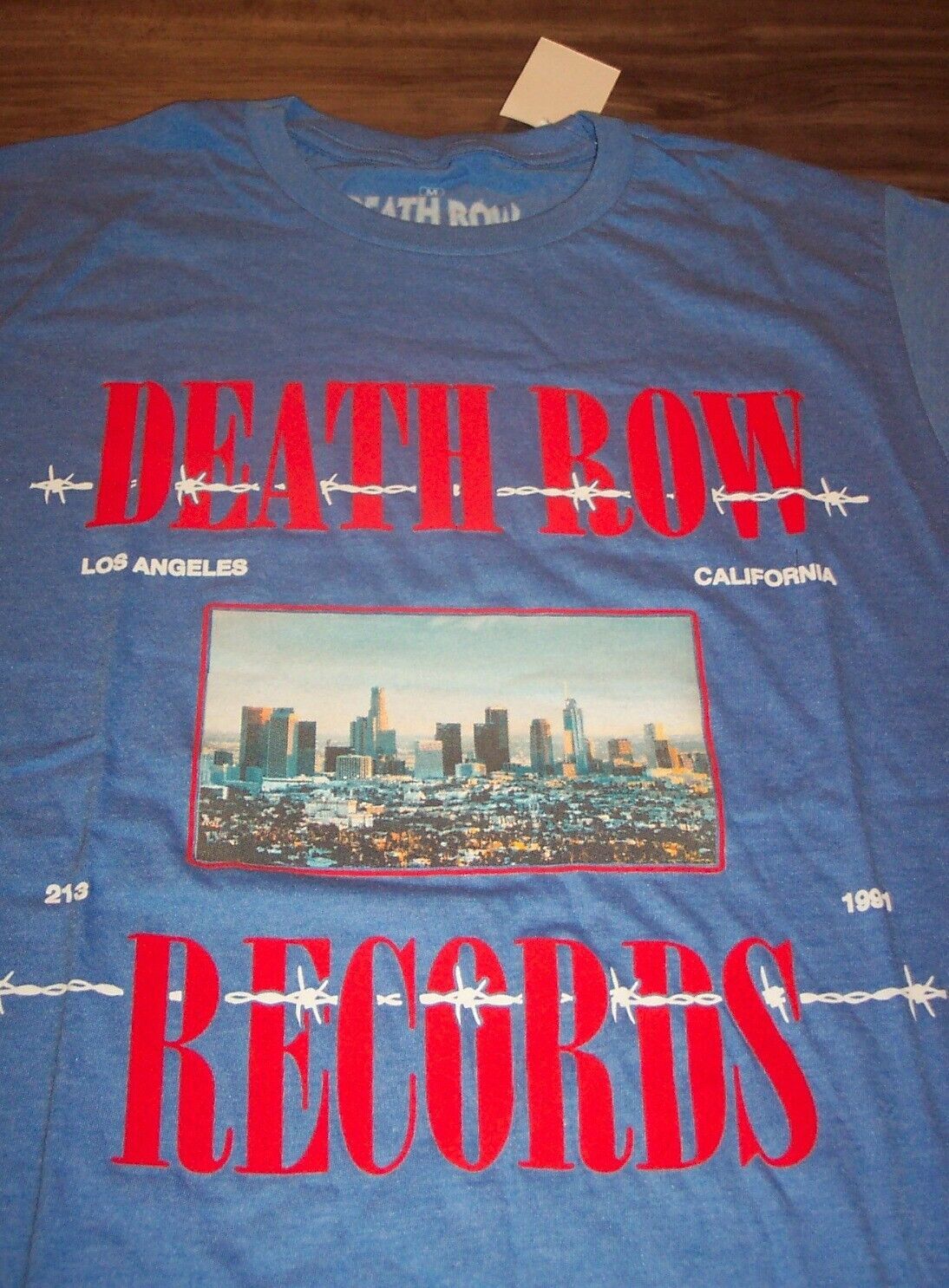 Primary image for DEATH ROW RECORDS T-Shirt MENS SMALL Hip Hop Rap NEW w/ TAG Los Angeles