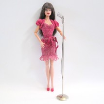 Dynamite Girls Metal Standing Microphone 1940s Big Band Style Integrity Toys - $29.67