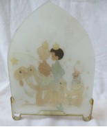 Vtg Precious Moments Stained Glass Effect Follow Star Candle Holder Rare... - $25.00