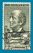 1961 Czechoslovakia Used Postage Stamp-Jindrich Mosna (Scott 1037)   - $1.99