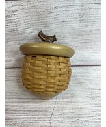 EUC Longaberger~Collector Club~Acorn Basket w/Lid~Liner - $135.38 CAD