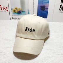 Embroidery Stopit Casual Soft-Top Cap For Men And Women Sunshade Baseball Caps - £6.32 GBP