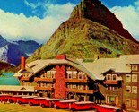 Many Glacier Hotel Glacier National Park MT Montana UNP Vtg Chrome Postc... - $4.65