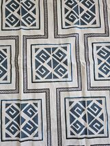 Larsen Cooper Fabric Linen/cotton Geometric Embroidered Fabric Celadon 9... - $137.61