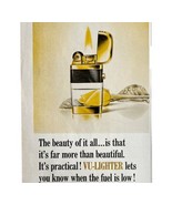 Scripto Goldenglo VU Lighter 1964 Advertisement Clear Res Type Accessory... - $29.99