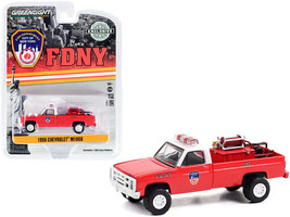 1986 Chevrolet M1008 Pickup Truck Red w White Top w Fire Equipment Hose ... - $19.40