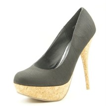 Cork Platform Pump, High Heel Women&#39;s Shoes, Black 10 US - £7.86 GBP