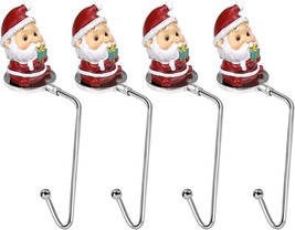 Christmas Stocking Holders Mantel Hooks Hanger Grip Non-slip Fireplace 4... - £14.18 GBP