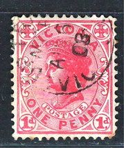Victoria Australia 1911 Very Fine Used Stamp 1d #4 - £0.89 GBP