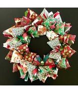 Christmas Gingerbread Men, Candy Canes, Ornaments, Paisley, Holly Fabric... - £41.70 GBP