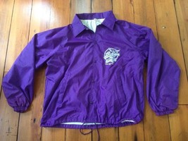 Vtg Purple Moose Saloon Ocean City MD Windbreaker Parka Jacket USA XL 52&quot; - £19.65 GBP