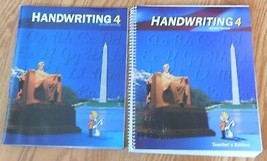 Bob Jones Handwriting 4 Student Text, Teachers Guide Second Edition - £35.88 GBP