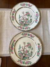 Indian Tree John Maddock &amp; Sons England Royal Vitreous 9.75” two dinner Plates - £26.27 GBP