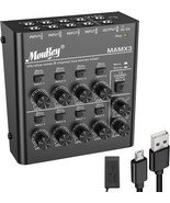 Moukey Audio Mixer Line Mixer, Dc 5V, 8-Stereo Ultra, Low Noise 8-Channe... - £41.92 GBP