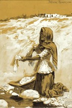 Mexican Woman Washing Frederic Remington Western Giclee Art Print + Ships Free - £31.27 GBP+