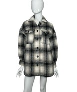 Bagatelle Collection Jacket Plaid Shacket Shirt Women&#39;s Small Oversized - $24.74