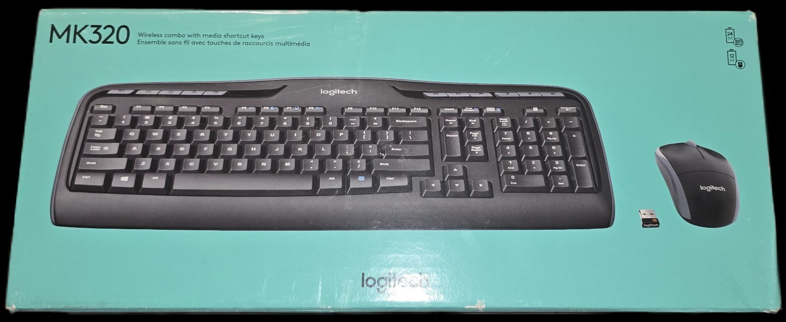 NEW Logitech 920-002836 Wireless Desktop MK320 Keyboard, Mouse & Dongle  Item image 2