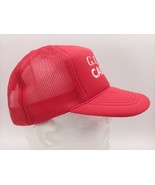 YA Head Wear Vintage Red Trucker Hat Cap Mesh Adjustable Snap Back GI Ca... - £9.71 GBP