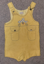 Vintage Kids Bibs Yellow Happy Thing Lightweight Needs Repair Doll Cloth... - $12.99