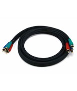RED GREEN BLUE RGB Analog Component Video AV cord cable 3 MALE x 3 MALE ... - $132.28 MXN