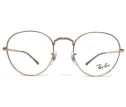 Ray-Ban Eyeglasses Frames RB3582V 2943 Copper Gold Asian Fit Wire Rim 49... - $93.42