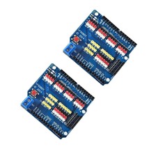 2Pcs V5 Sensor Shield Expansion Board Shield For Arduino Uno R3 V5.0 Electric Mo - £15.97 GBP