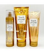 Bath &amp; Body Works Touch of Gold 3pc Bundle Body Mist, Body Wash &amp; Body C... - €39,46 EUR