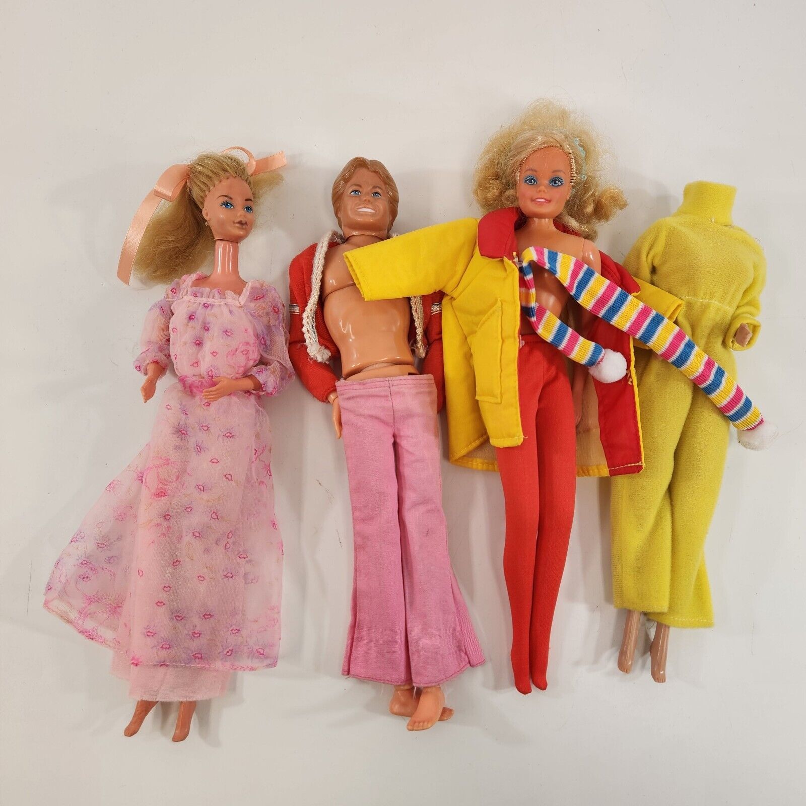 Primary image for Barbie Doll Lot Kissing Fashion Play Shaun + Outfits Vtg 1980s Mattel