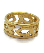 Fisher Of Man Ring 14k  Solid Yellow Gold  - £240.12 GBP