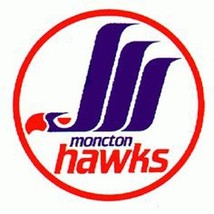 Moncton Hawks AHL1987-93 Logo Mens Polo Shirt XS-6XL, LT-4XLT Winnipeg Jets New - £20.00 GBP+