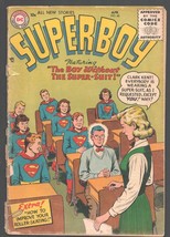 Superboy #48 1956-DC-Lana Lang&#39;s super powers-Cover detached-spine torn-FR/G - £53.16 GBP