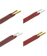 Christmas Flat Shoelaces Red Green Stripe Checkered - €58,78 EUR