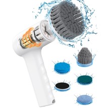 Electric Spin Scrubber With Digital Display - Cordless Electric Shower Scrubber  - £25.42 GBP