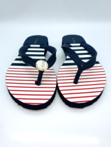 Tommy Hilfiger Women Rosee Flip Flop Sandals- Navy Multi, Us 7M *Defect* - £8.69 GBP
