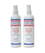 Original Folicure Hair Spray Pump Fuller Thicker UV Sunscreen Lot Of 2 New - £52.19 GBP