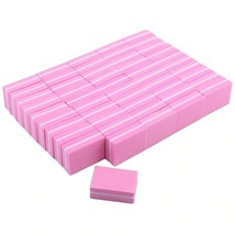 Mini Nail File Sandpaper Buffers Square Block Sponge Disposable Nails Polish New - $19.81