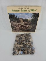 Vtg Ancient Right-Of-Way Russ Vickers 1983 500 Pc Nordevco Jigsaw Puzzle... - $14.40