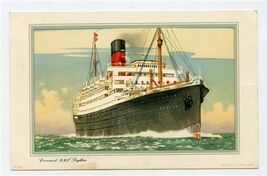 1955 Cunard R M S Scythia Abstract of Log Southampton Havre Quebec - $17.82