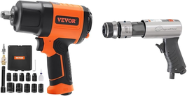 1/2-Inch Air Impact Wrench - High Torque 1400 Ft-Lbs - Lightweight 4.6 L... - $234.55