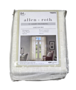Allen Roth Light Filtering Amesmore Grommet Top Panel Natural 50x84in 79... - $665.26 MXN