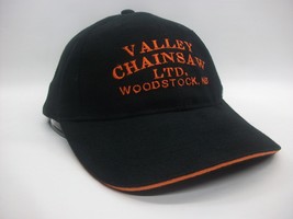 Valley Chainsaw Woodstock NB Hat Black Hook Loop Baseball Cap - £15.63 GBP