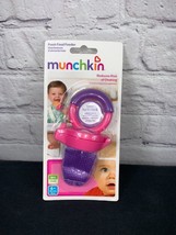 Munchkin Fresh Food Feeder Raw Fresh Teether Purple and pink Baby Toddler - £8.01 GBP