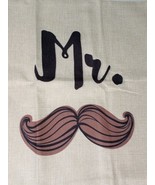 Set of 2 Mr Mrs Bride Groom Man Wife Wedding Throw Pillow Covers Decor 1... - £7.84 GBP